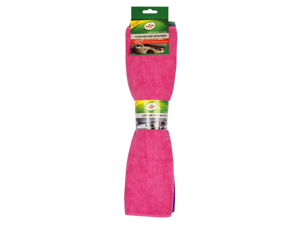 Turtle Wax - Microvezel Doeken Clean & Shine 3x