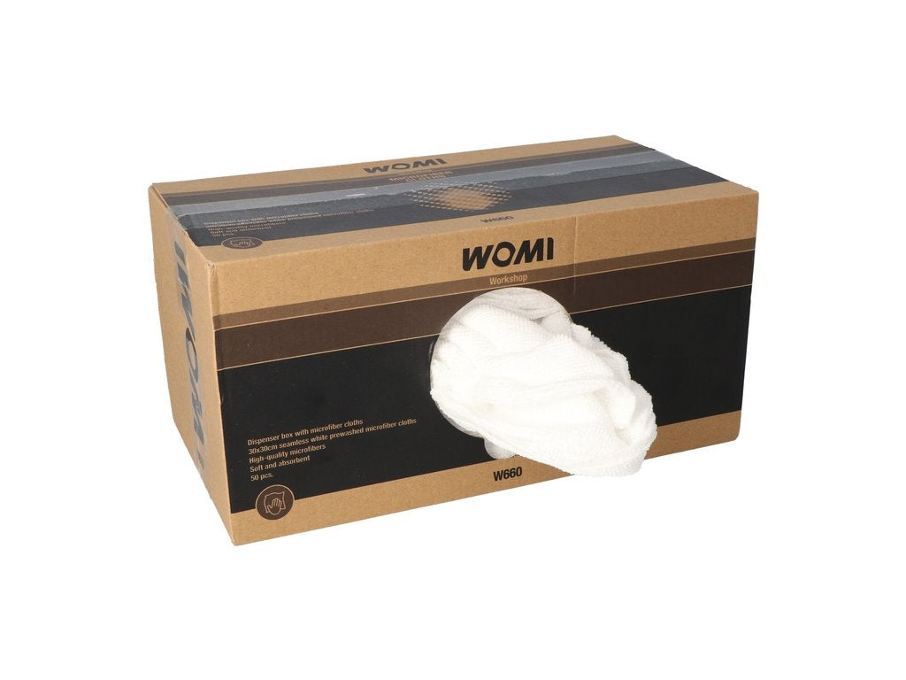 Womi - Microvezeldoek Dispenser 50 stuks