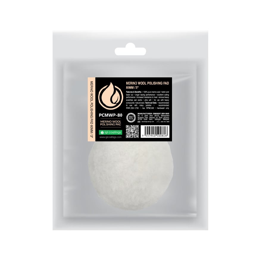 IGL Coatings - Merino Wool Polishing Pad 135mm