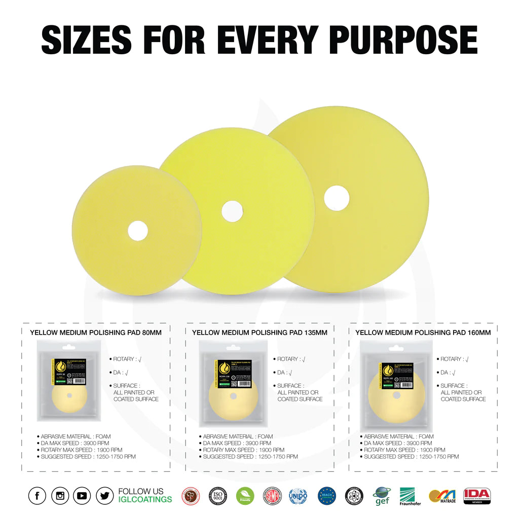 IGL Coatings - Yellow Foam Polishing