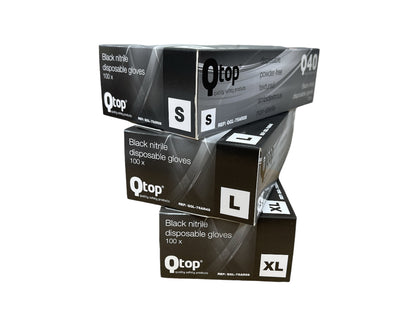 Carchemicals - Nitril Handschoenen "zwart"