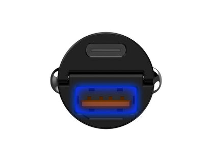Celly - Mini Autolader 1 USB + 1 USB-C 30W