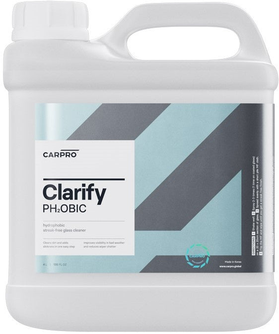 CarPro - Clarify Phobic Hydrophobic Glass Cleaner 4L