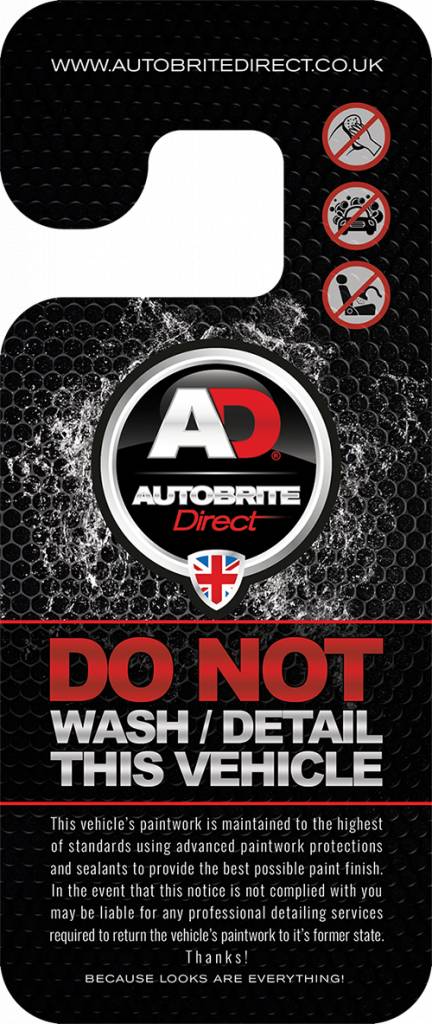 AutoBrite - Do Not Wash Hanger