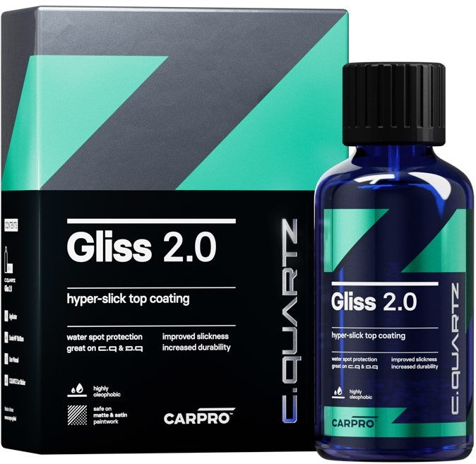CarPro - Gliss 2.0 Hyper Slick Top Coating 50ml