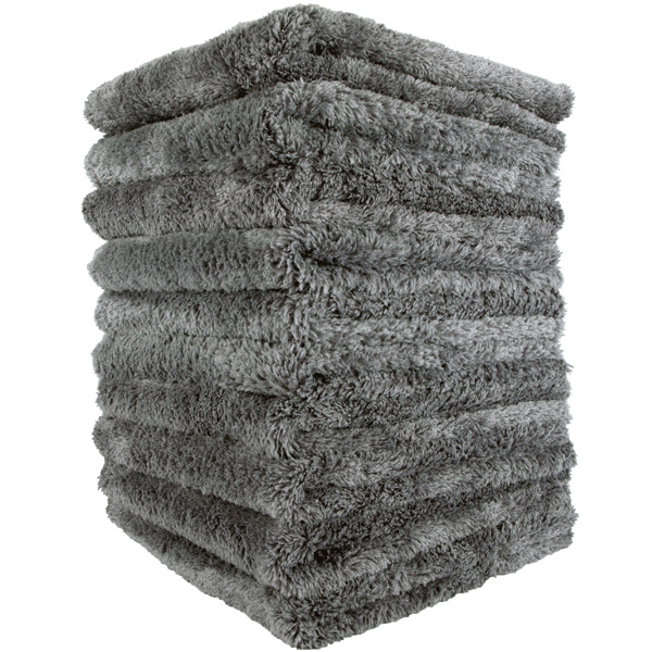Mike O'Fiber - Royal Plush Microfiber Towel Grey 10 Pack